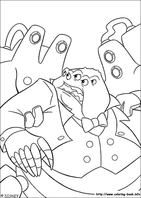 Monsters, inc. coloring picture